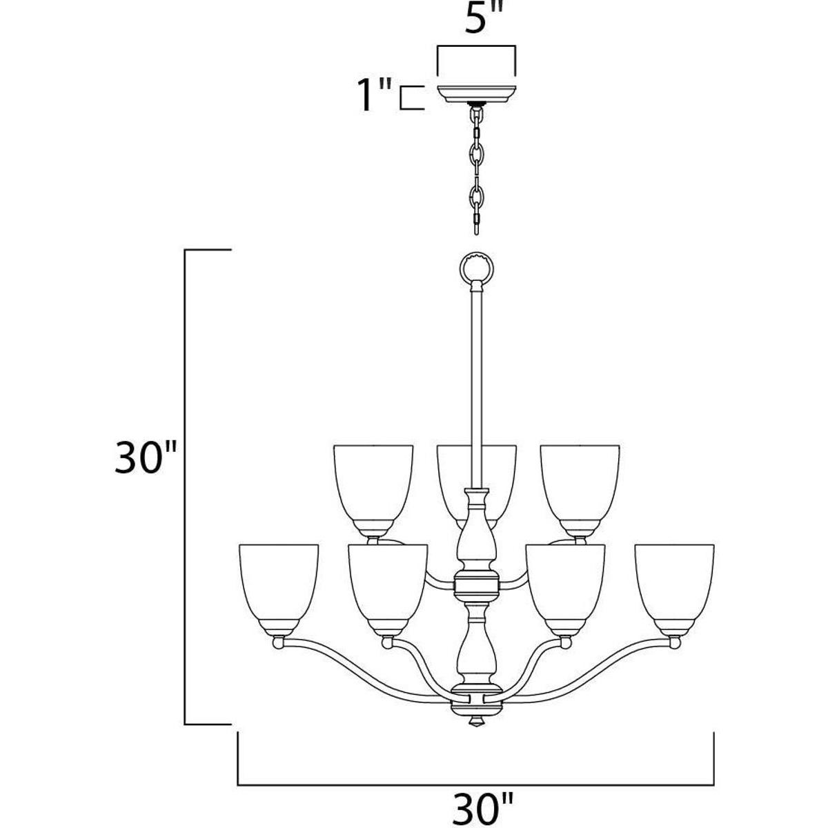 Maxim Lighting 10066FTBK Stefan Chandelier Black gallery