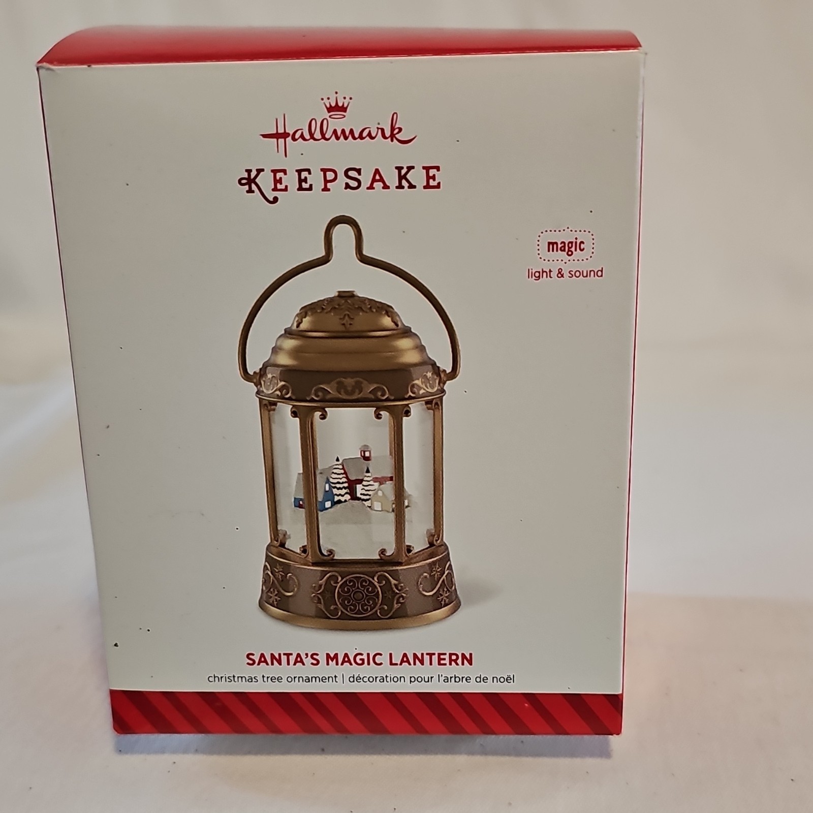 Hallmark Keepsake Santa’s Magic Lantern Light & Sound Ornament QGO1196 gallery