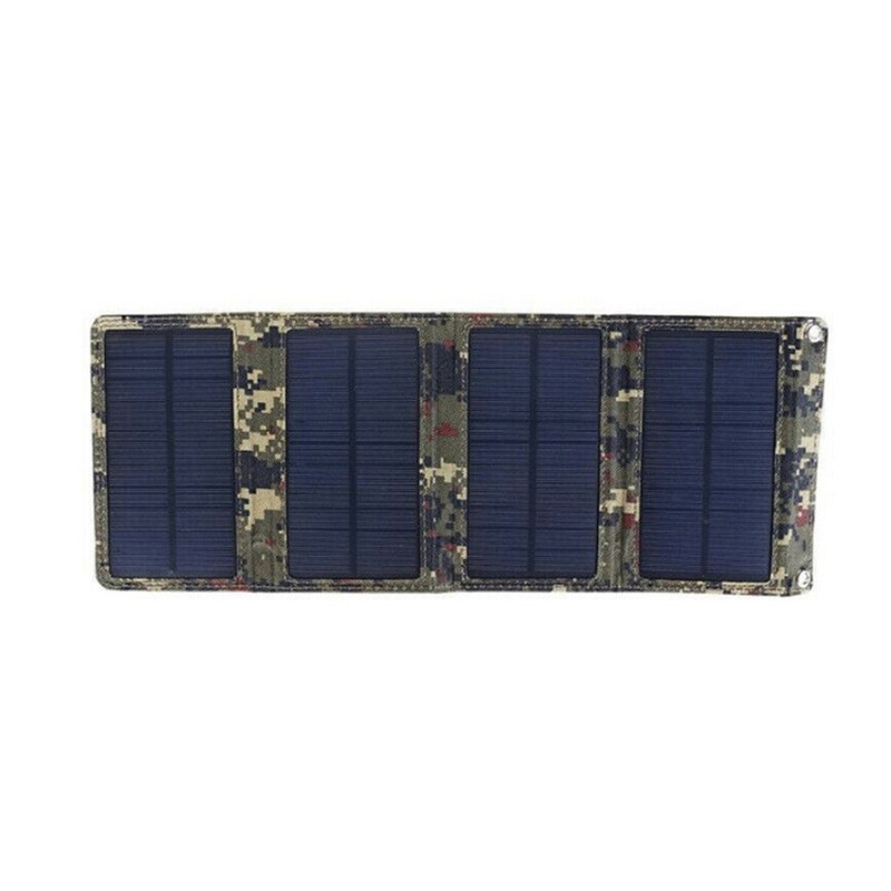 Portable 80W USB Solar Panel Folding Power Bank Outdoor Camping Phone Charger gallery