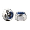 x 1.0mm Nylon Insert Hex Lock NutsPcs 304 Stainless Steel M6 50 Silver gallery