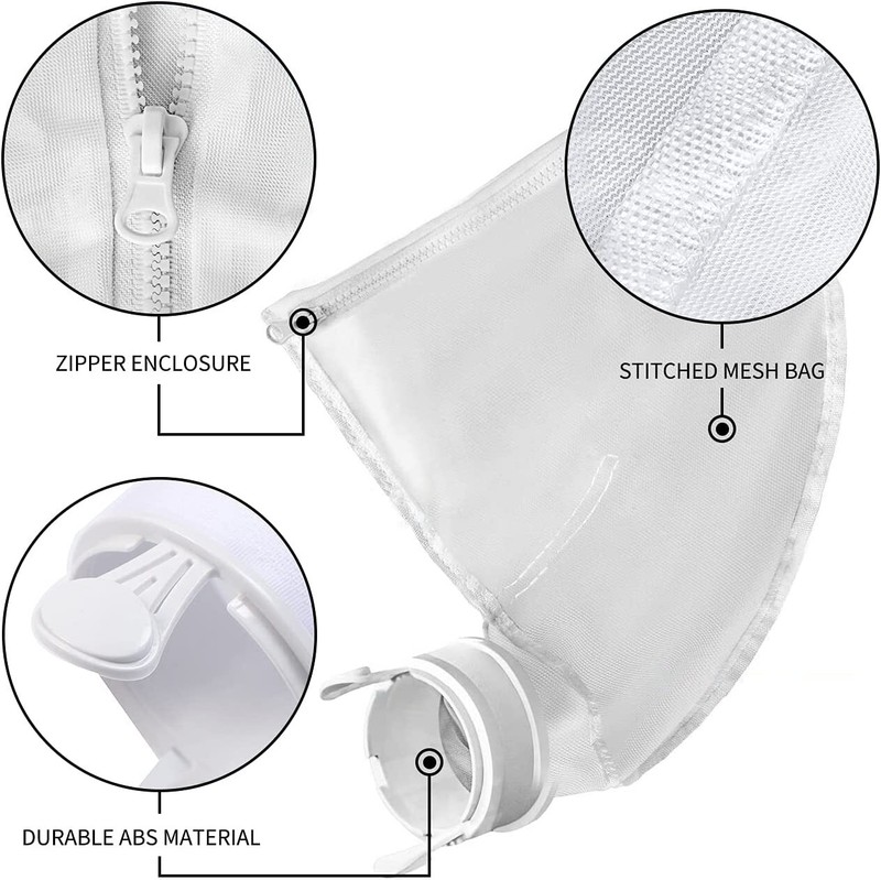 2Pcs Pool Cleaner Bags Nylon Mesh Filter Bag for Polaris 280 480 Part K13 K16 gallery