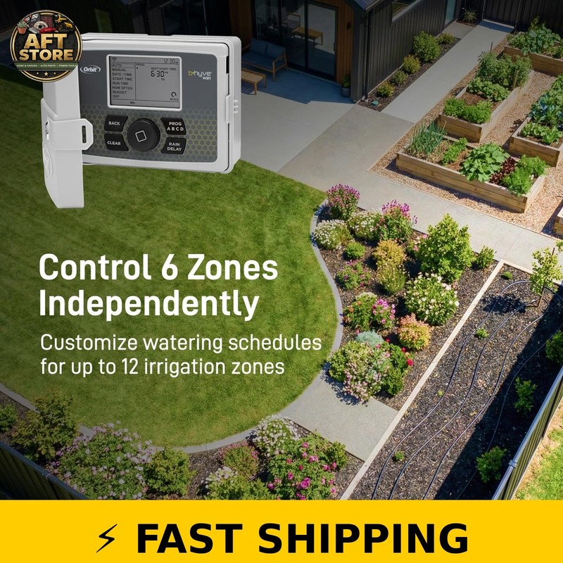 Orbit B-hyve Smart Sprinkler Controller - 6-Zone App Controlled gallery
