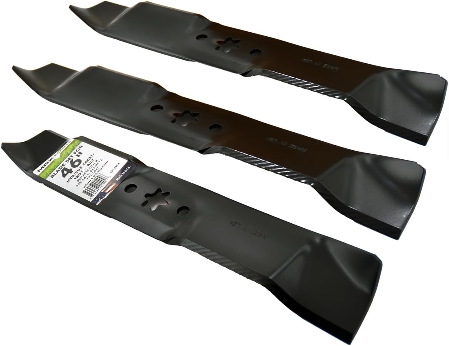 3 Mulching Blade Set for 46" Deck MTD Cub Cadet LT1045 LT1046 I1046 Riding Mower gallery