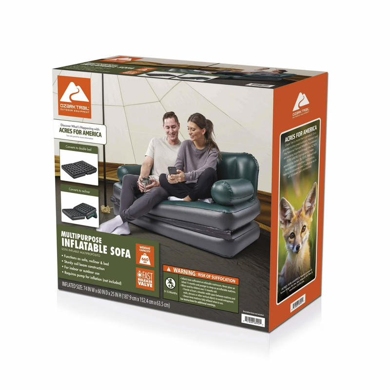 Ozark Trail Multi-Max 5-in-1 Inflatable Air Couch gallery