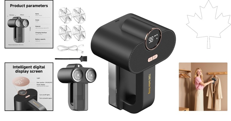 Versatile Fabric Shaver with 6 Replaceable Blades & Fast Cleaning Design gallery