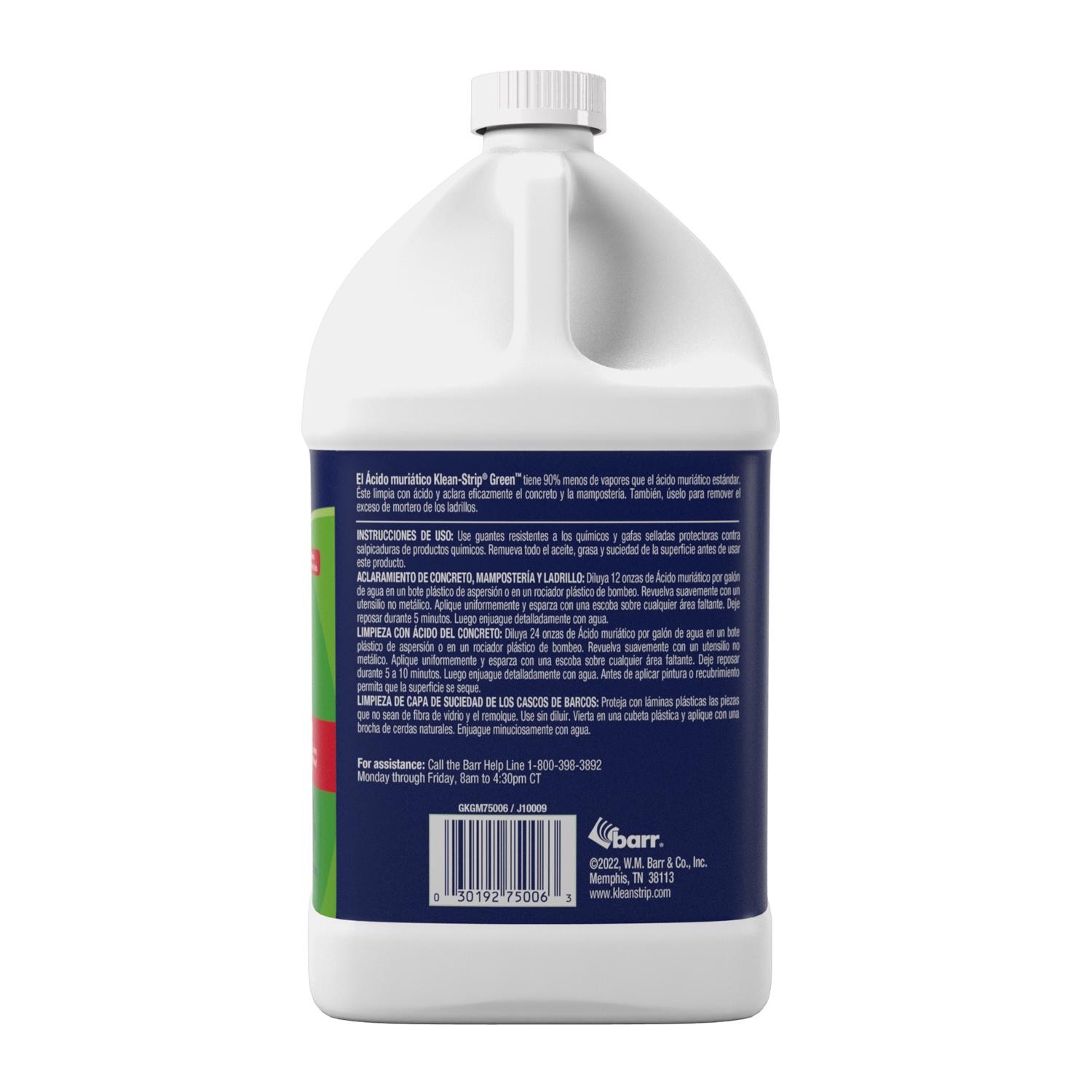 Klean Strip Green Muriatic Acid 1 gal Liquid (Pack of 4) gallery