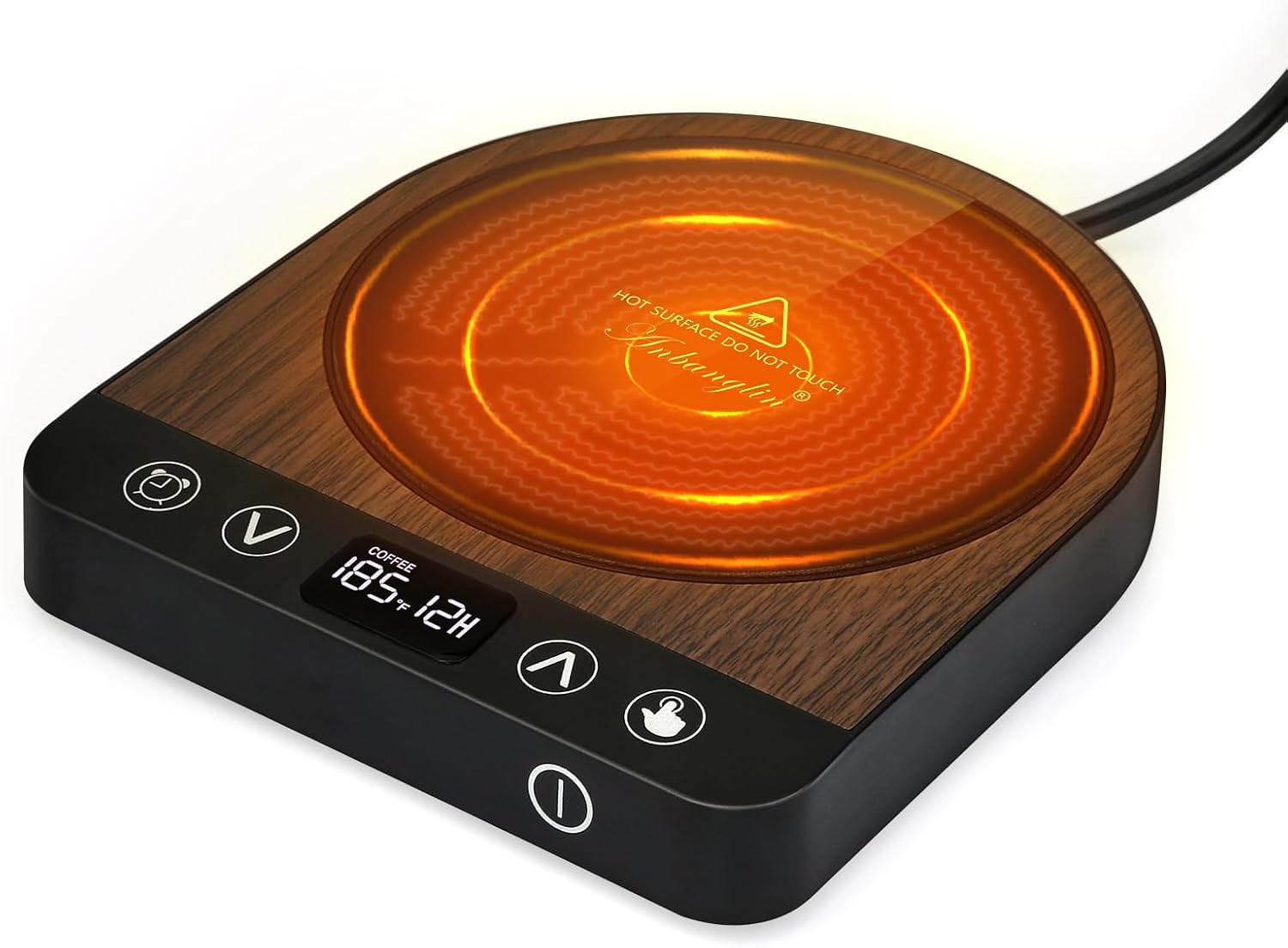 Smart Coffee Mug Warmer, 50W Fast Heating Coffee Warmer for Desk with 5 Temperat gallery