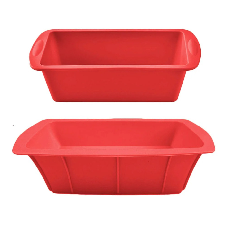 2 pcs Silicone Loaf Pan Bread Toast Mold Reusable Baking Pastry Tools gallery