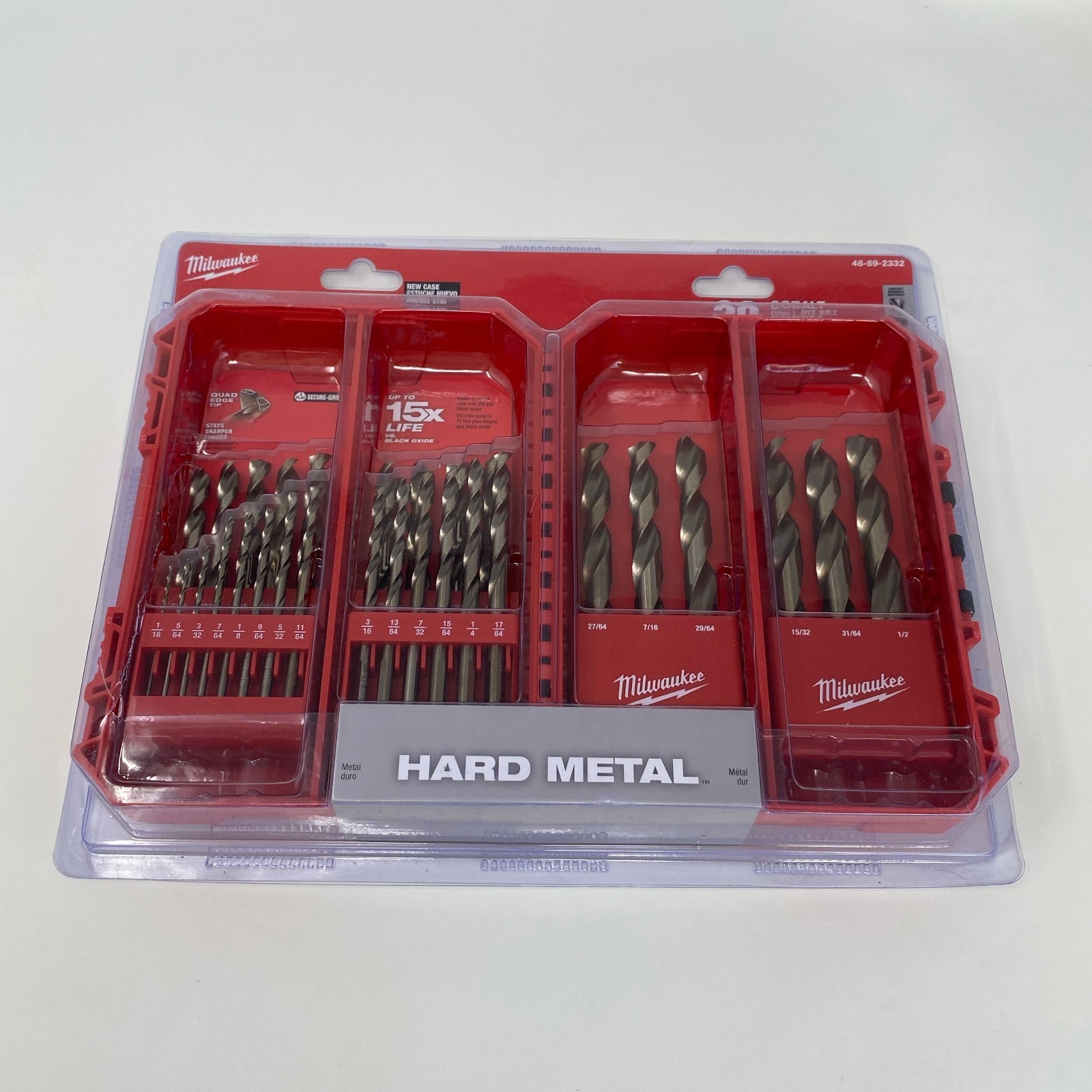 Milwaukee Red Helix Cobalt Drill Bit Set 29 Pc 1/16-1/2 in gallery