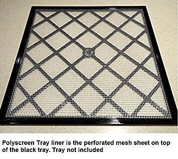 Excalibur 14" x 14" Polyscreen Mesh Tray Screen Inserts for 5 and 9 Tray gallery