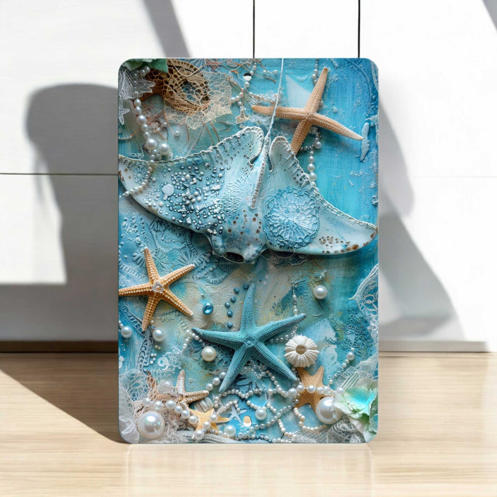 Stingray Metal Wall Sign 8x12", Nautical Decor for Ocean Lovers & Coastal Homes gallery