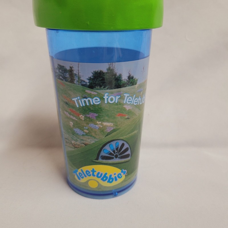 Vintage Teletubbies Drinking Cup Figures Lid No Straw Zak Designs 1999 Po Tinky gallery