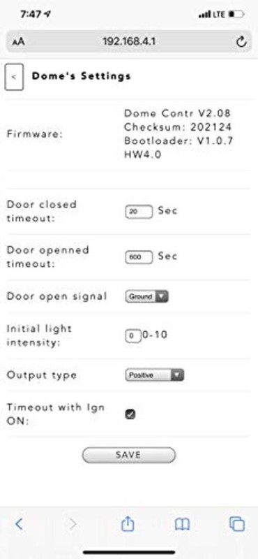Dome Light Dimmer with Delay, Fits Any Car, 20 Sec and 10 Min Timeout, Rotary gallery