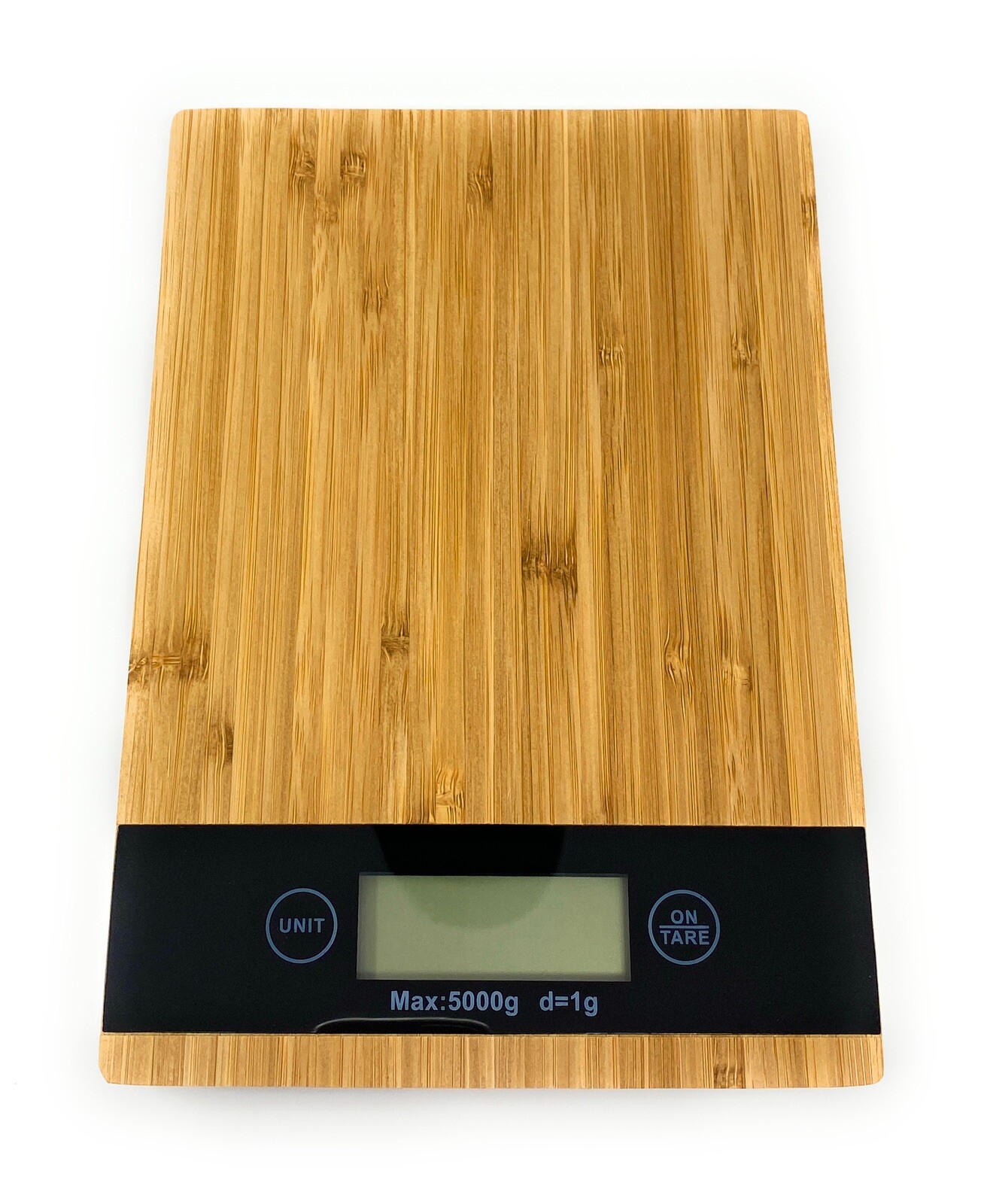Digital Kitchen Scale - Genuine Bamboo Surface - 5kg (11lb) capacity - US STOCK gallery