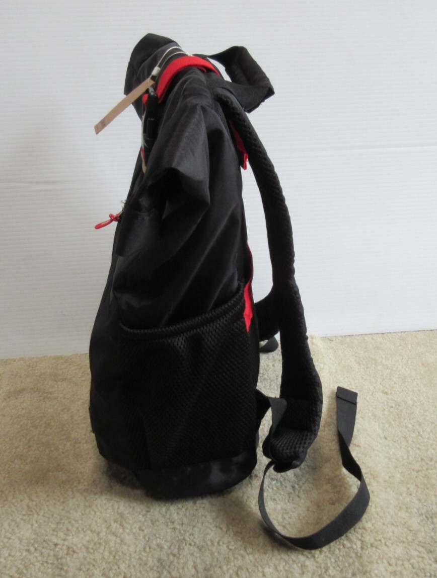 Red Hat Summit Black Roll Up Top Backpack - New 5