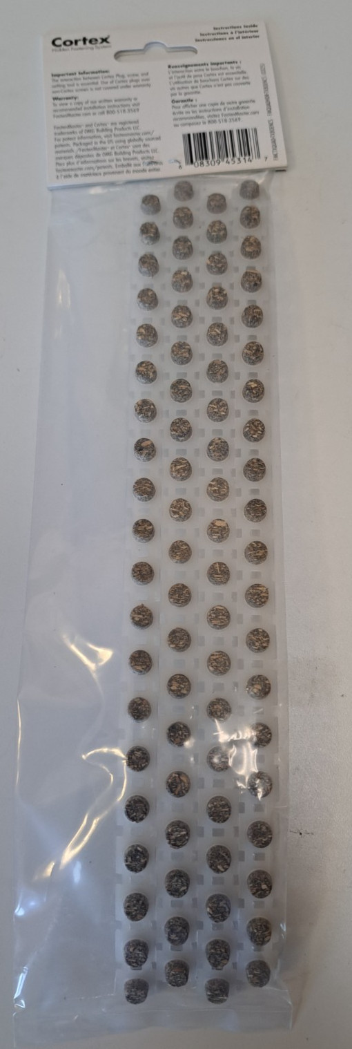 80 COLLATED FASTENMASTER CORTEX TREX ® CLAM SHELL PLUGS COMPOSITE DECKING gallery