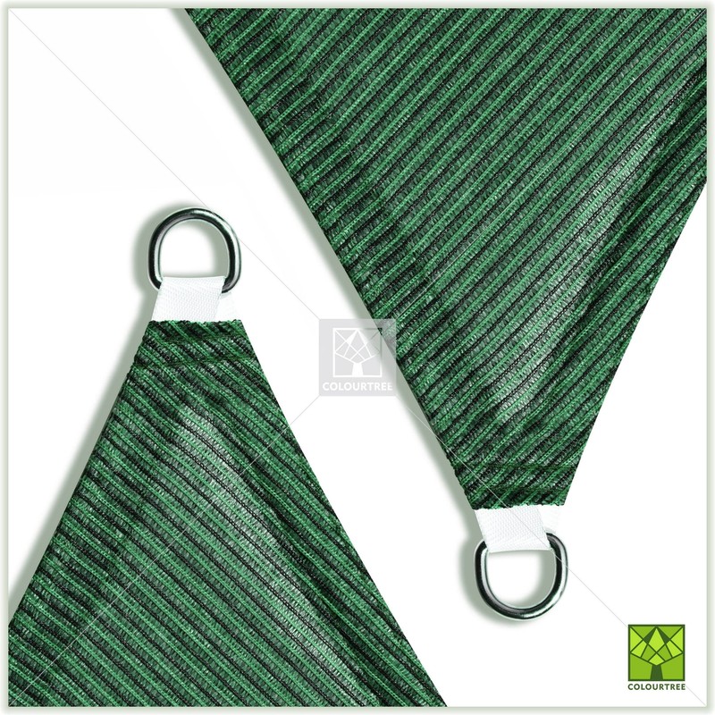 Colourtree Green Custom Size Rectangle Sun Shade Sail Canopy Fabric Cover Patio gallery