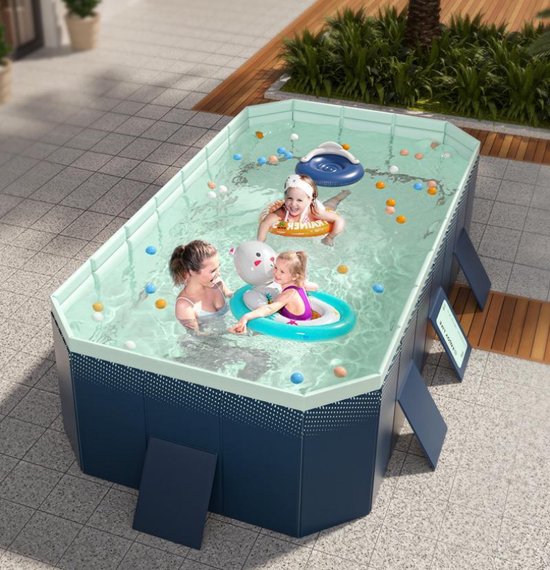 For Kids & Adults Foldable Non-Inflatable Summer Swimming Pool Garden Outdoor  gallery