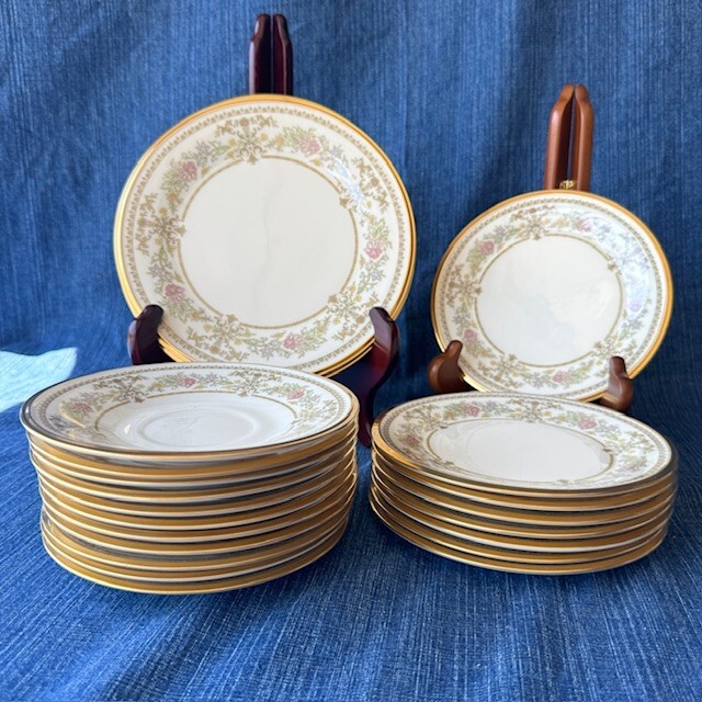 Lenox Castle Garden Salad & Bread Plates & Saucers - Open Stock gallery