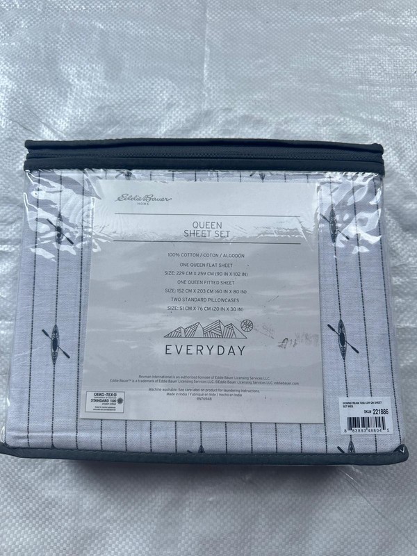 Eddie Bauer Cotton Percale Bedding Set, Crisp & Cool Home Decor gallery