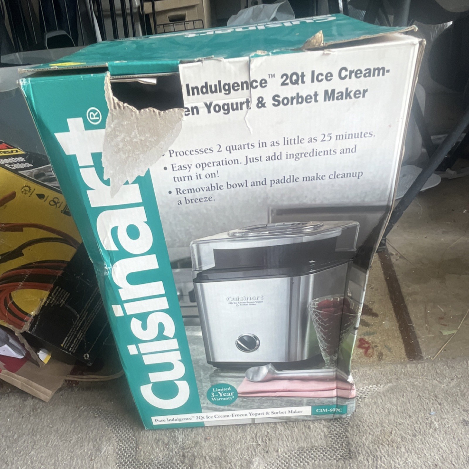 Cuisinart Pure Indulgence 2 Qt Electric Ice Cream Maker, Silver, CIM-60PC gallery