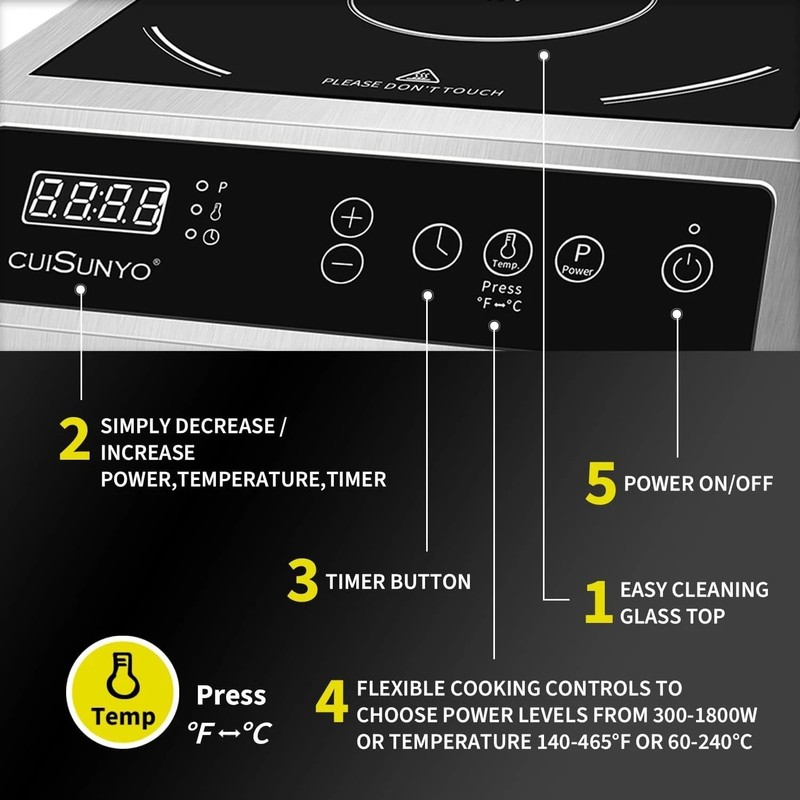 CuiSunyo - CSY-350A Commercial Induction Cooktop 3500W - New in Box gallery