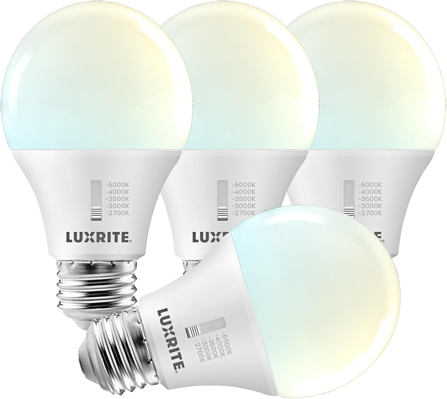 A19 LED Light Bulb 60 Watt Equivalent, CRI90, 5CCT 2700K 3000K 3500K 4000K 5000K gallery