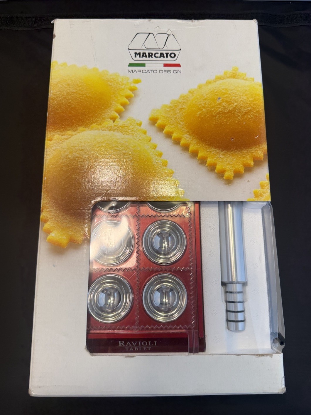 Marcato Ravioli Tablet Made in Italy Boxed, Excellent! gallery