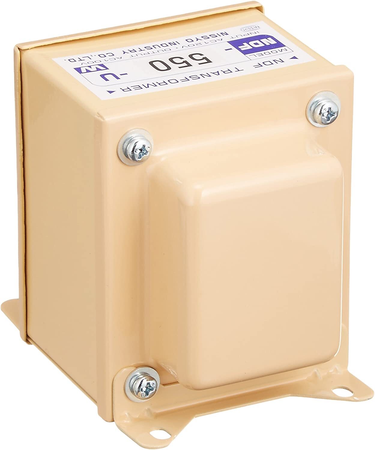 NISSYO INDUSTRY NDF-550U Voltage Converter Down Transformer 120V To 100V 550W gallery