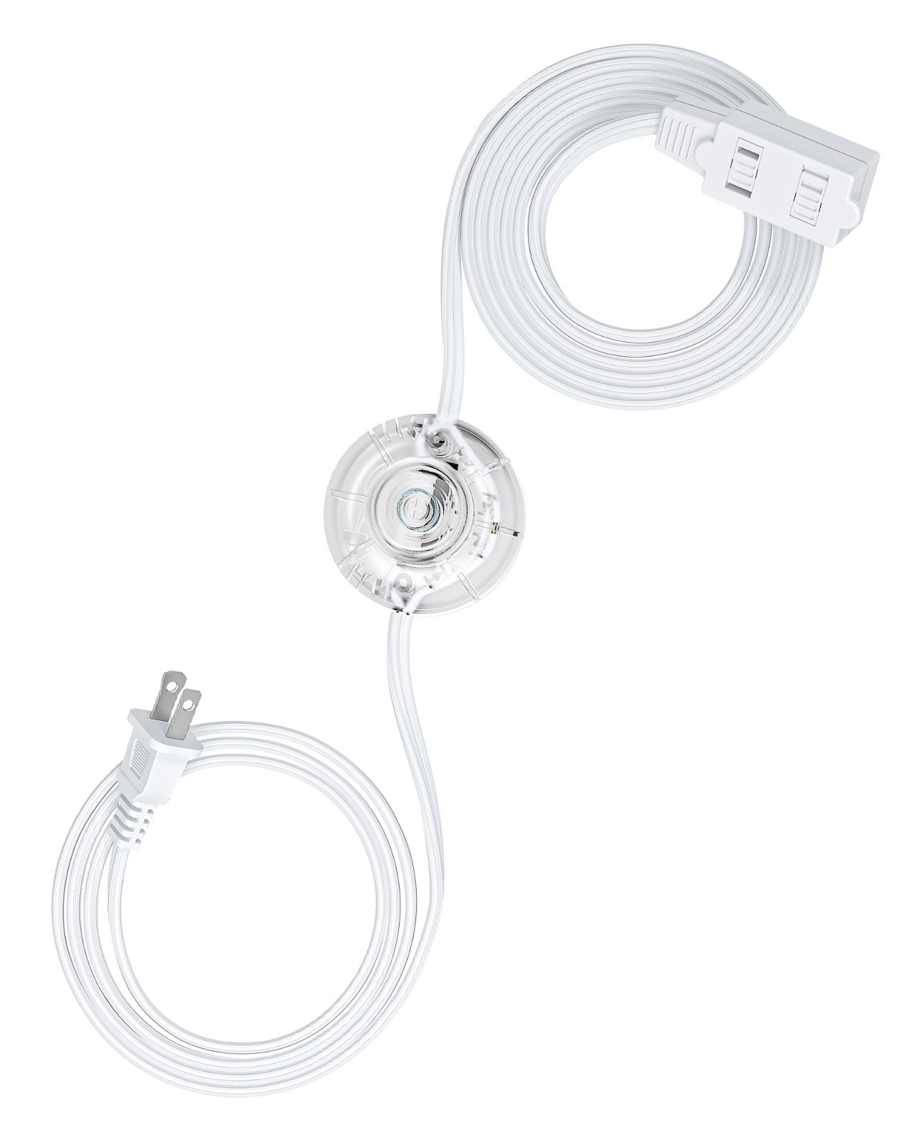 DEWENWILS Foot Switch Extension Cord 12FT 3 Outlets 13A 1625W White gallery