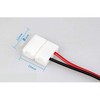 10X LED STRIP LIGHT CONNECTOR SMD 5050 5630 SINGLE 2 WIRE 10MM PCB BOARD ADAPTER gallery