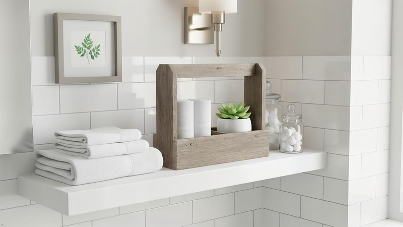 Rustic Revival | Rustic Tote Decorative Carry All Barnwood Planter Box – Farmhou gallery