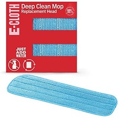 E-Cloth Deep Clean Mop Head, Microfiber Mop Head Replacement for Floor Cleaning,