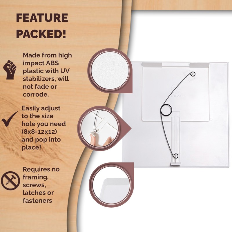 Morvat 8x8 Adjustable Spring Access Panel for Drywall & Ceiling gallery
