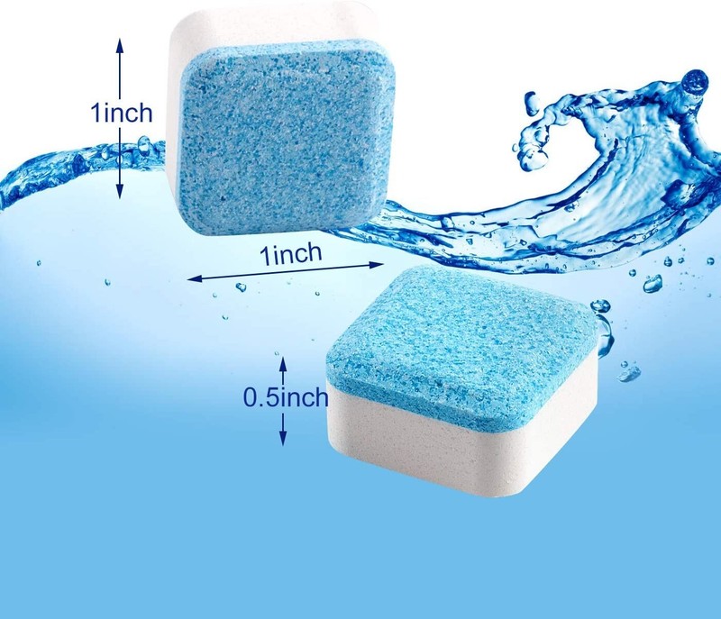 30 Pcs Solid Washing Machine Cleaner, Triple Decontamination Effervescent Clean gallery