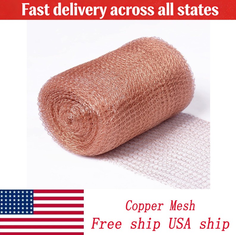 5inch x 32feet Rustproof Copper Mesh Roll - Rodent & Pest Prevention gallery