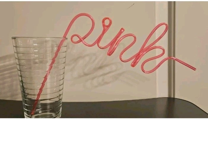 Victorias Secret PINK Stylized Sippy Straw Extremely Rare Not Available 2 Public gallery