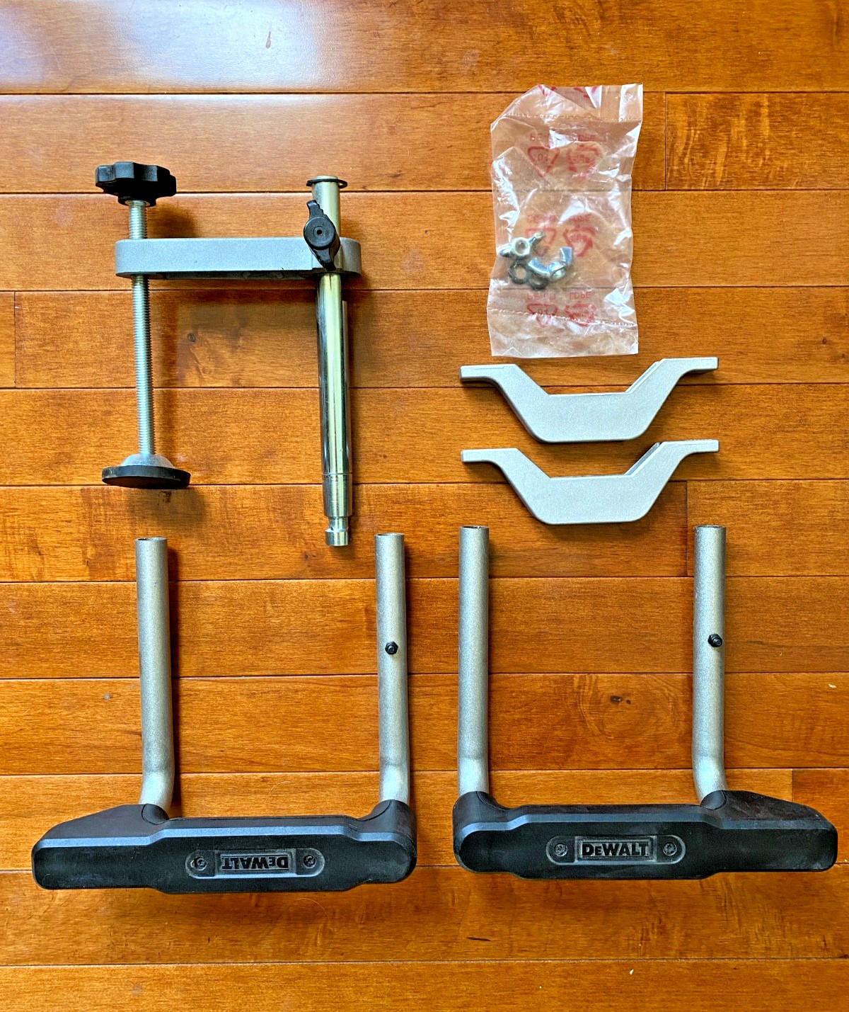OEM Dewalt Left Right Extensions Assay Clamp DWS780/DWS779 Sliding 12” Miter Saw gallery
