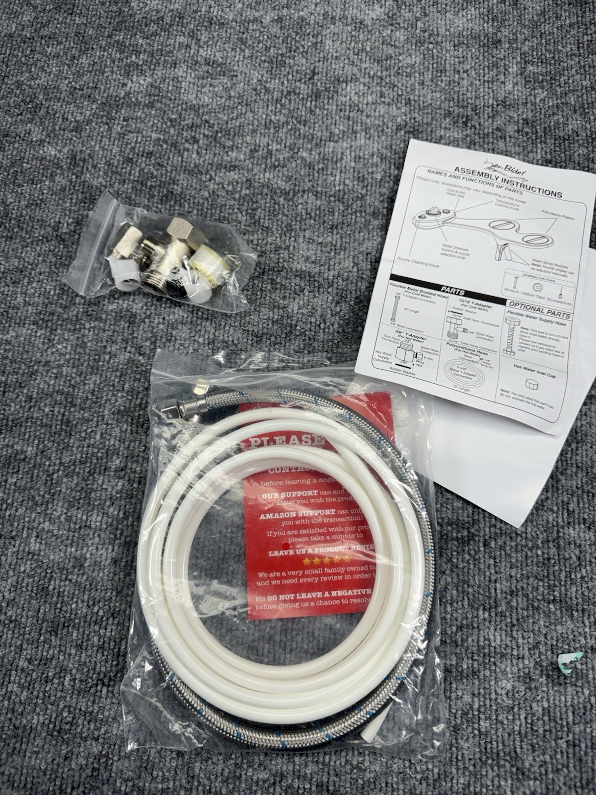 Zen Bidet Hose And Assembly Instructions gallery