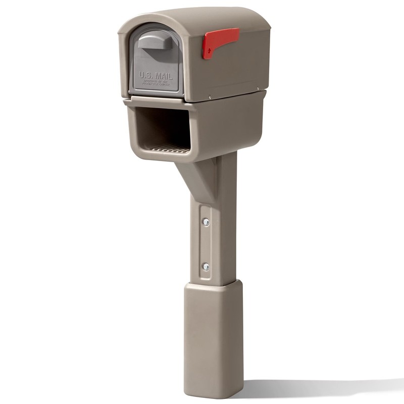 Step2 MailMaster Express Plus Plastic Mailbox Mocha Finish gallery