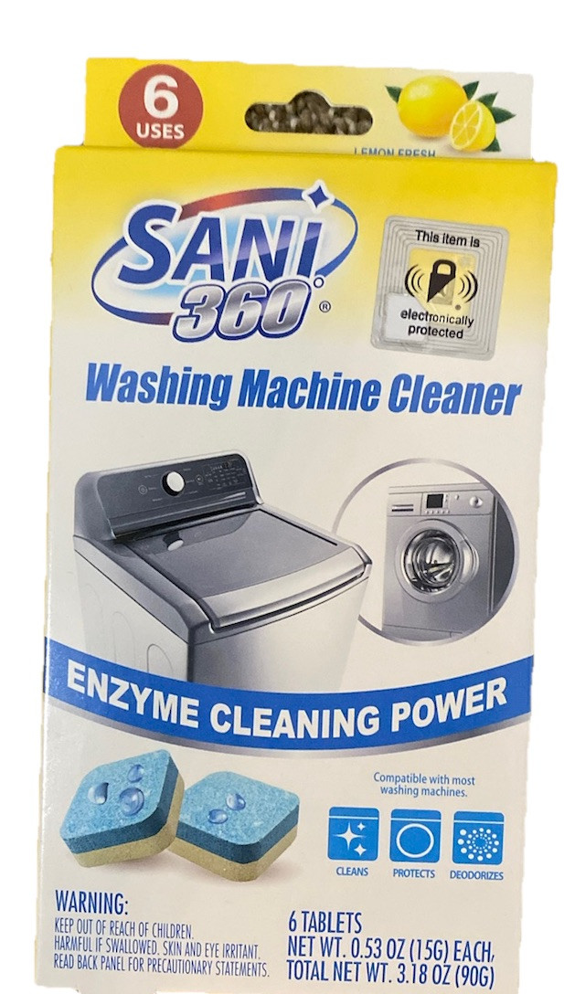SANI 360 Washing Machine Cleaner (6 Uses) gallery
