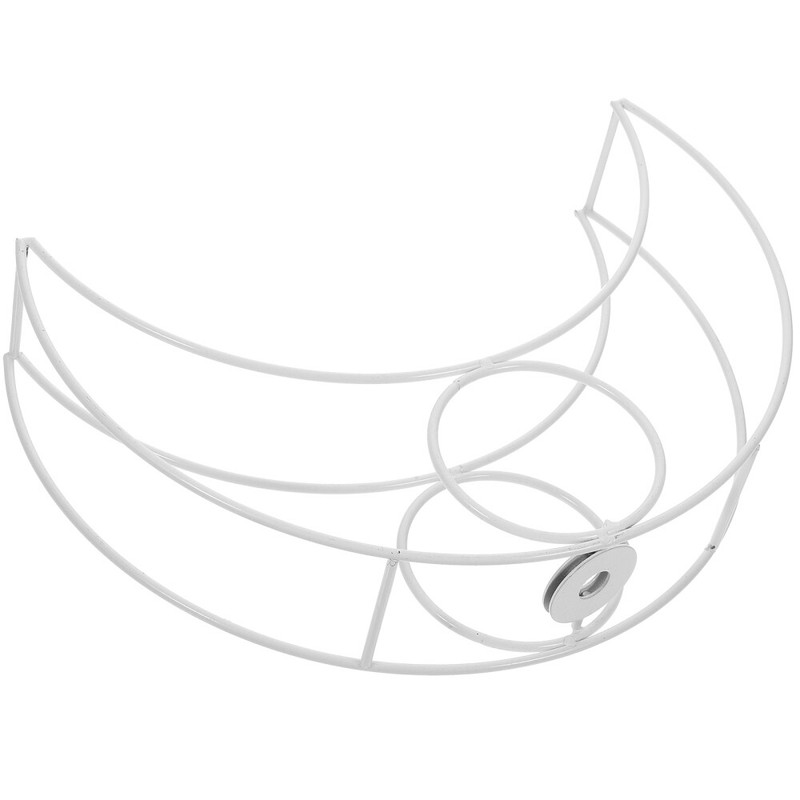 Moon Shape Lampshade Frame Replacement Lamp Frame Wire Lampshade Frame Desk gallery