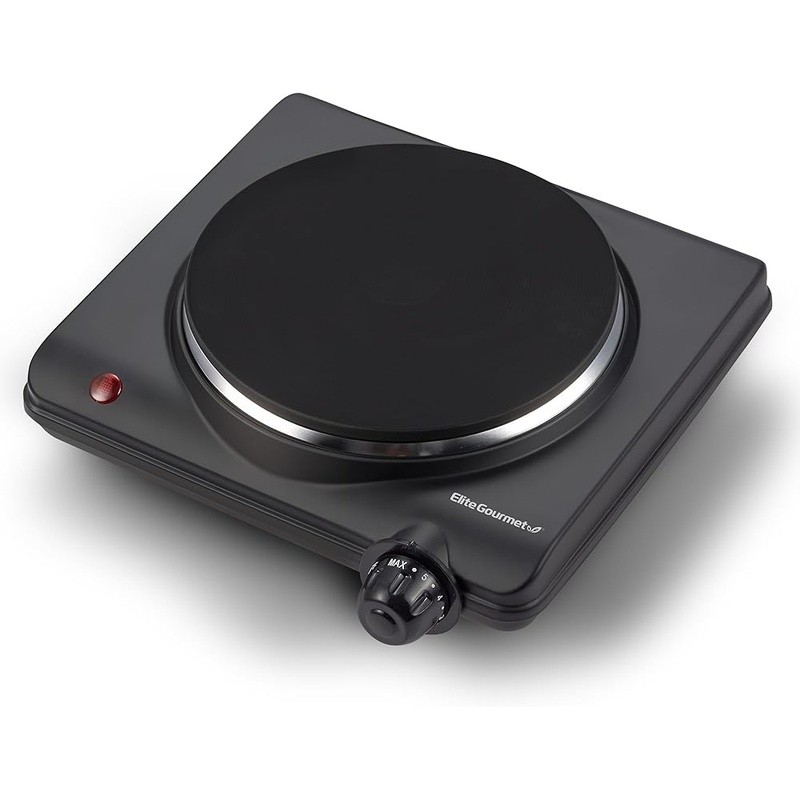 1000W Portable Electric Burner Cooking Plate 7 Heat Levels RV Camping Office New gallery