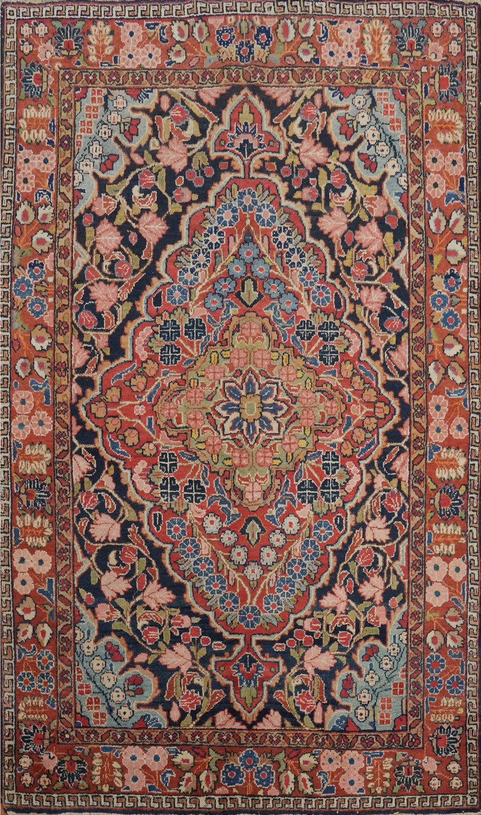 Vegetable Dye Wool Traditional Style Floral Rug 4x7 Hand-knotted Vintage Carpet gallery