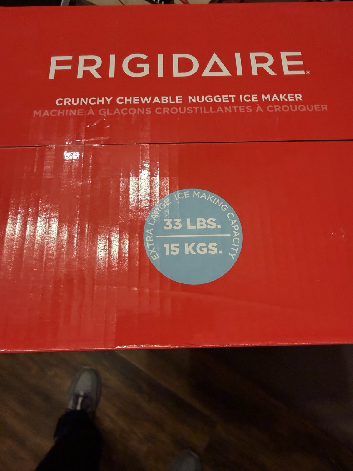 Frigidaire Crunchy Chewable Countertop Nugget Ice Maker 33 lbs SS Scoop EFIC2550 gallery