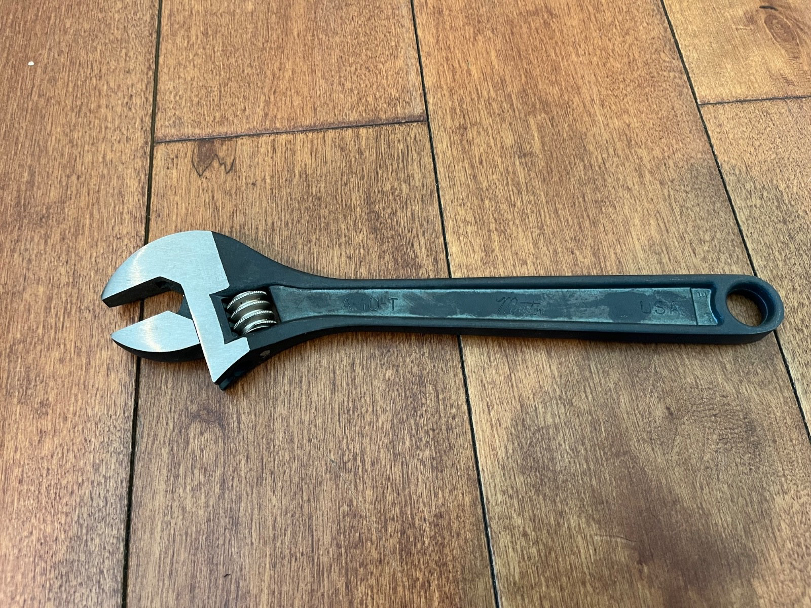 Martin Tools A-10-T 10" Adjustable Wrench Black Oxide Lightweight Made in USA gallery