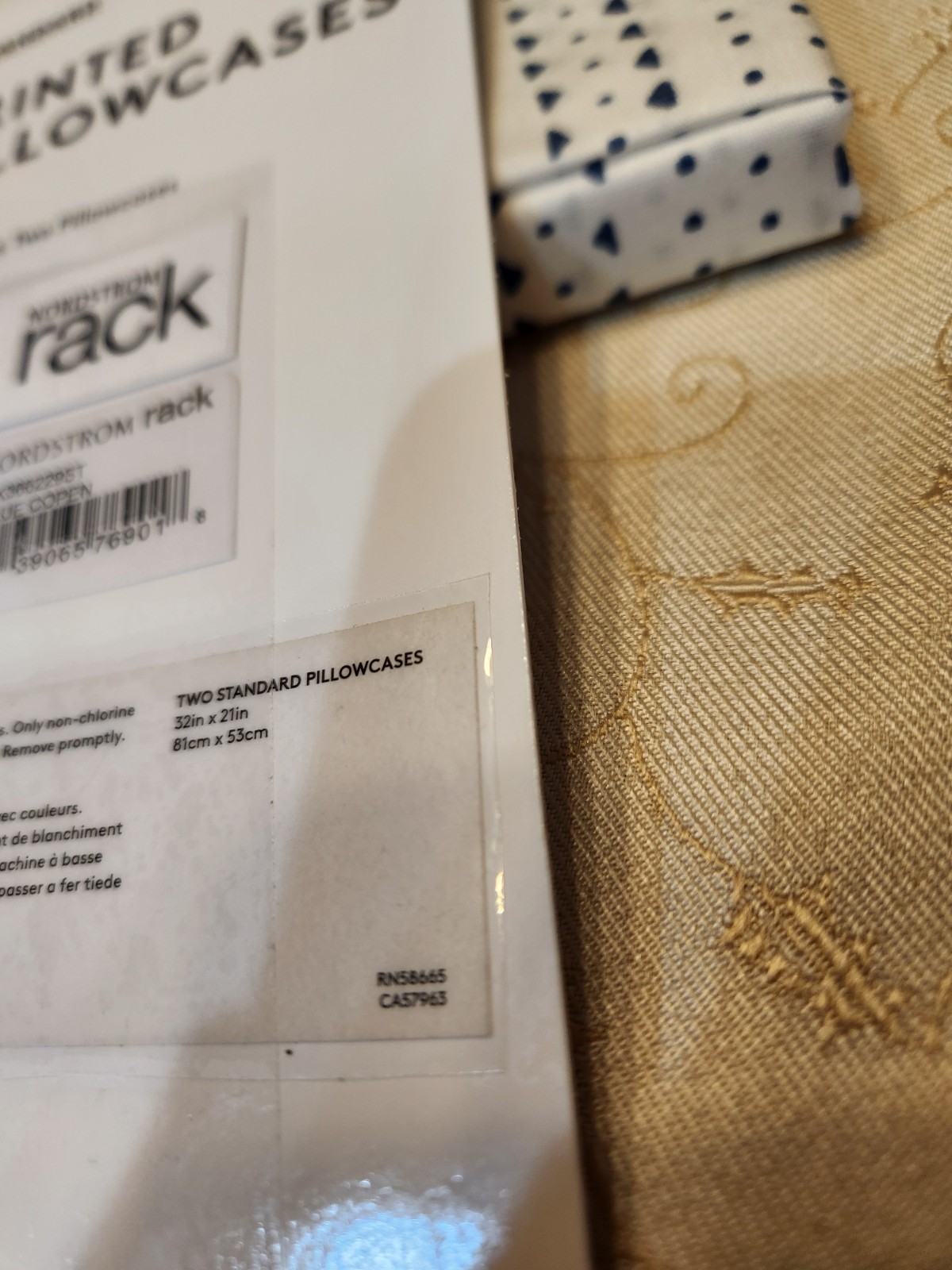 Nordstrom Rack Cotton Pillowcase Set Of 2 Standard Size New No Packaging gallery