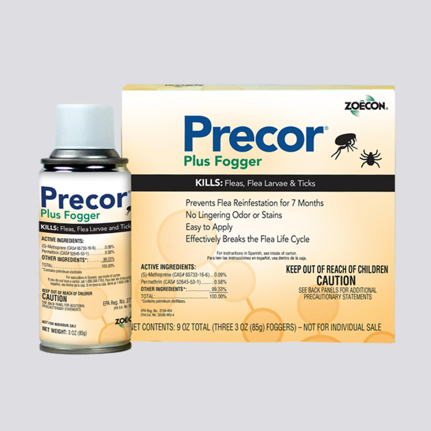 Precor Plus Fogger Insecticide 3 x 3 oz Cans by Zoecon gallery
