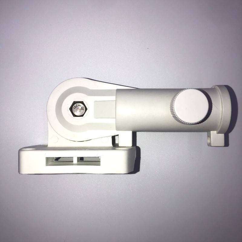 White Adjustable Plastic Flag Pole Bracket gallery