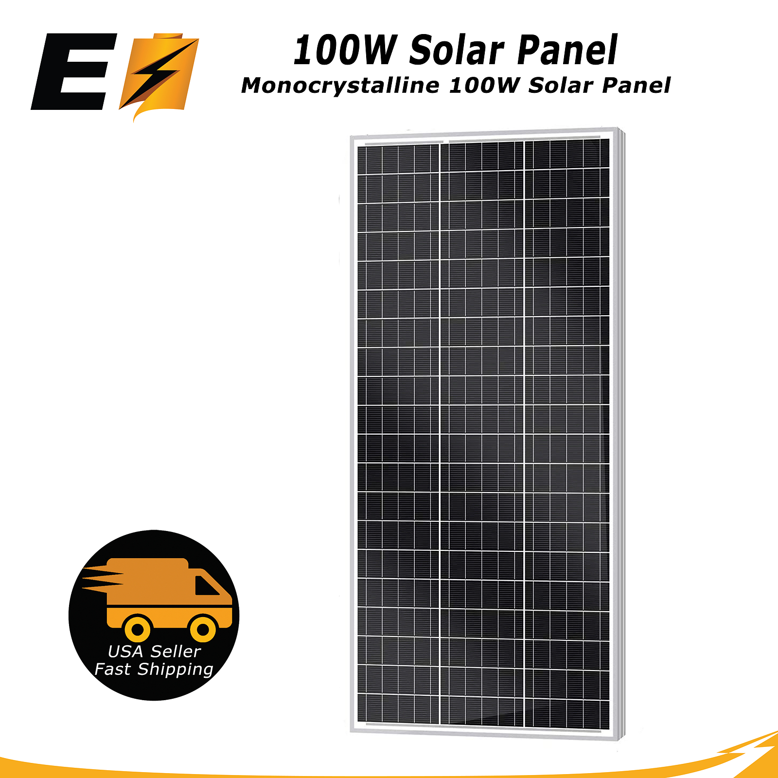 400W 200W 100 Watt Mono. Solar Panel for RV, Boat, Marine, Cabin, and Camping gallery